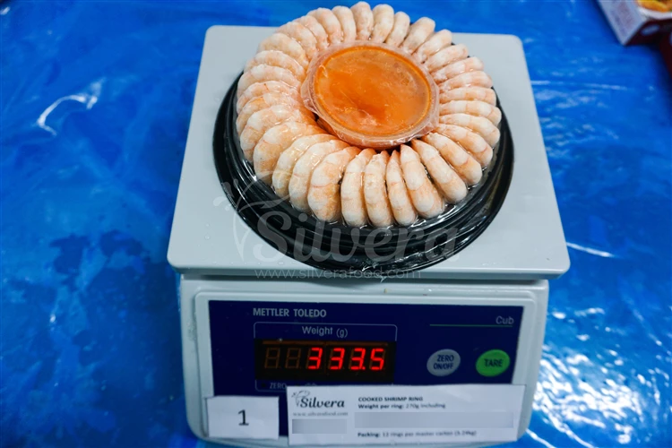 Cooked Shrimp Ring, Frozen