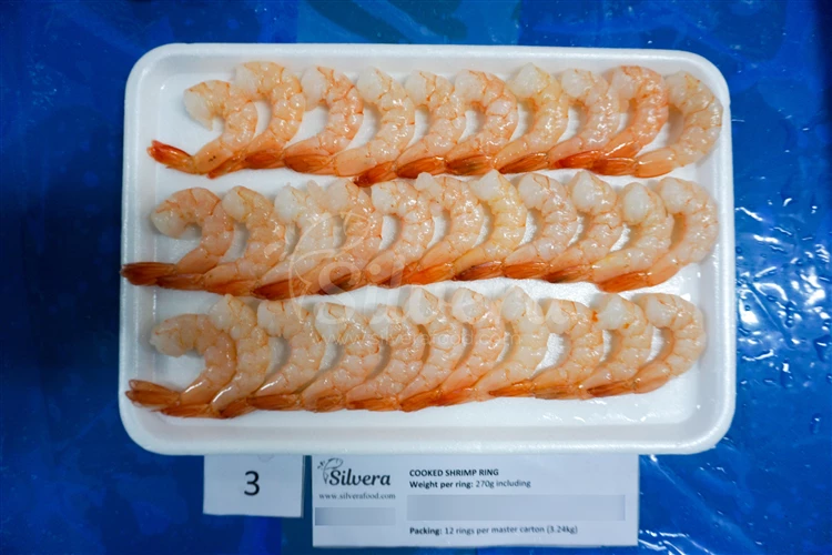 Cooked Shrimp Ring, Frozen