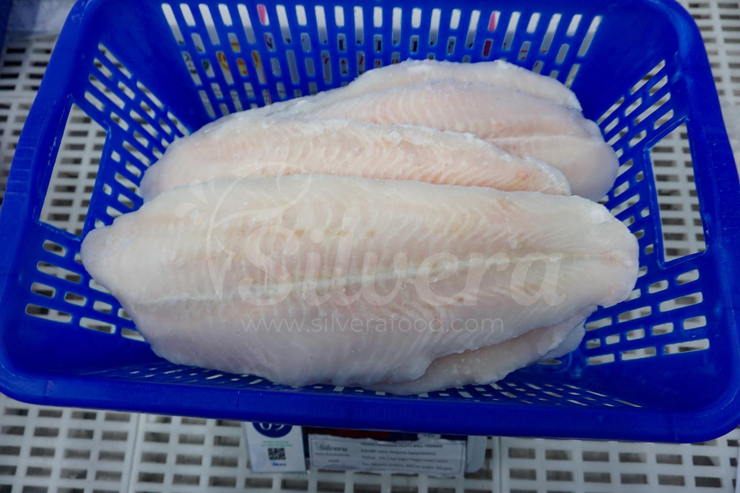 Frozen basa fillets