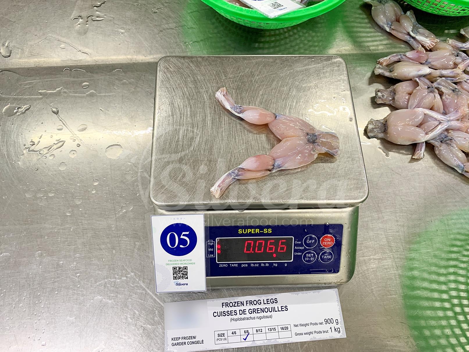 Frog legs size 6-8 pcs/ lb