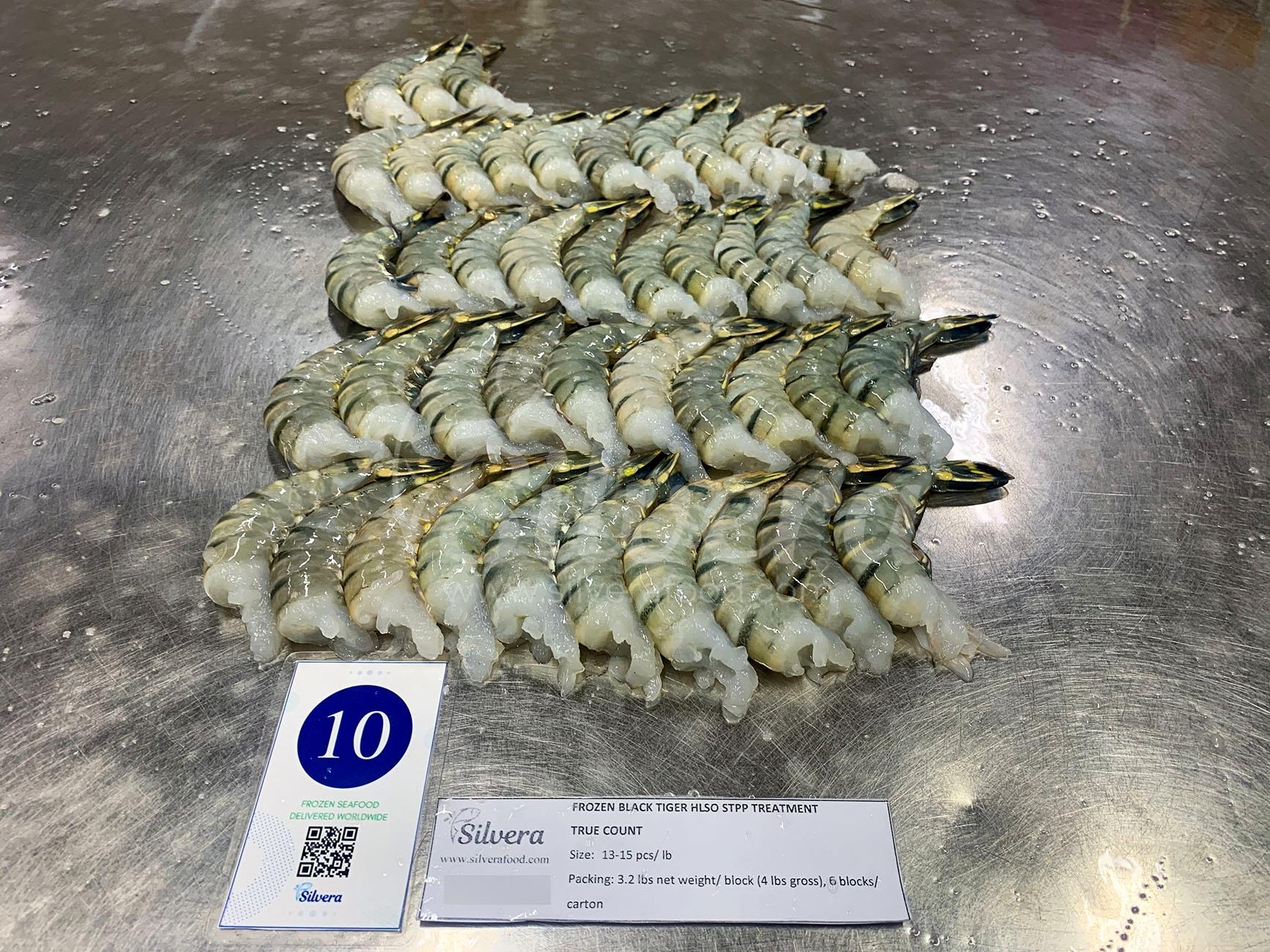 Thawed black tiger HLSO