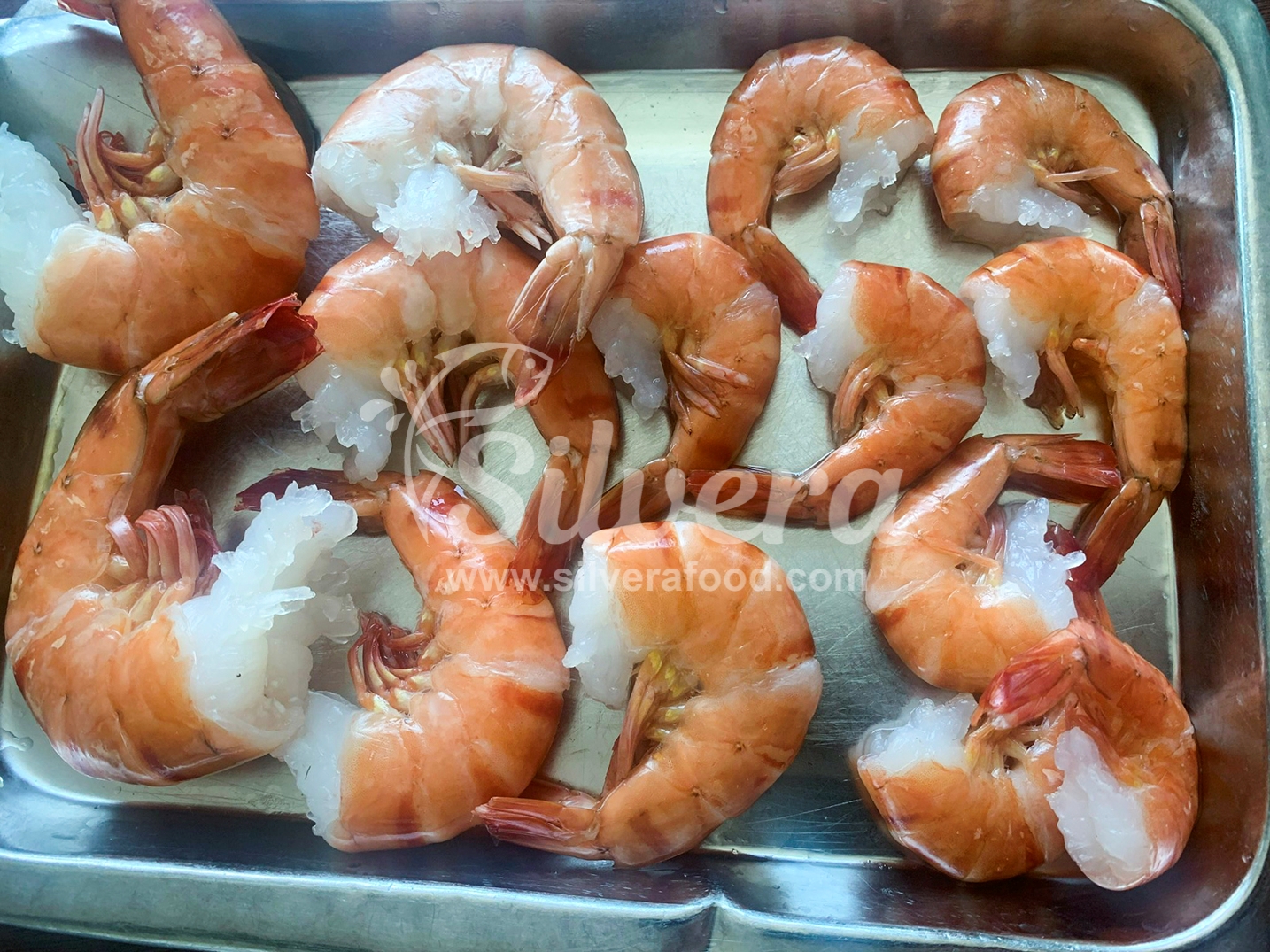 Boiled HLSO tiger shrimp