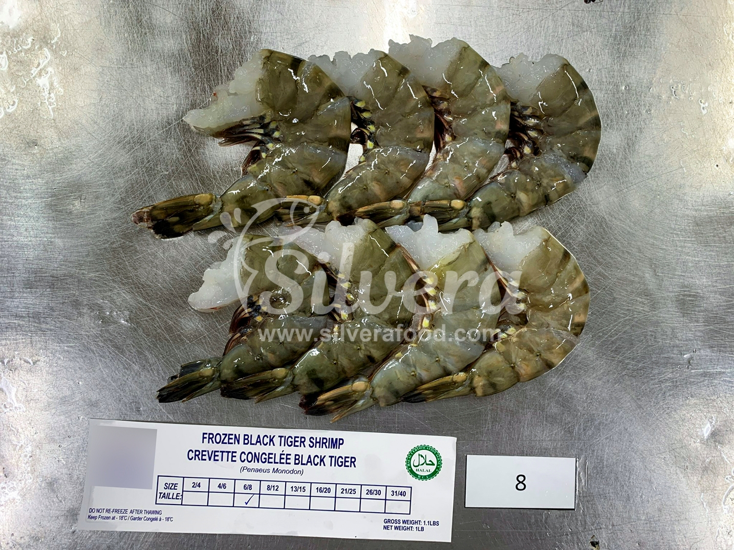 HLSO black tiger shrimps