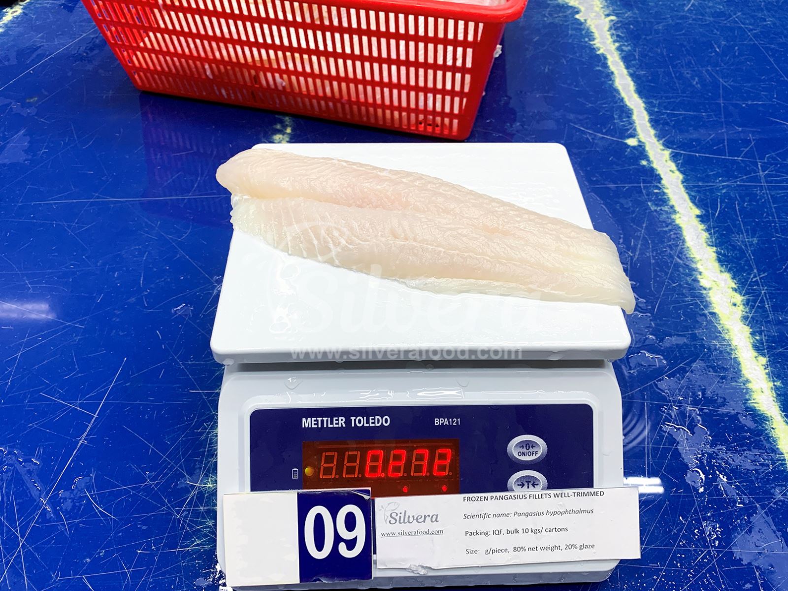 Weight per sutchi fillet