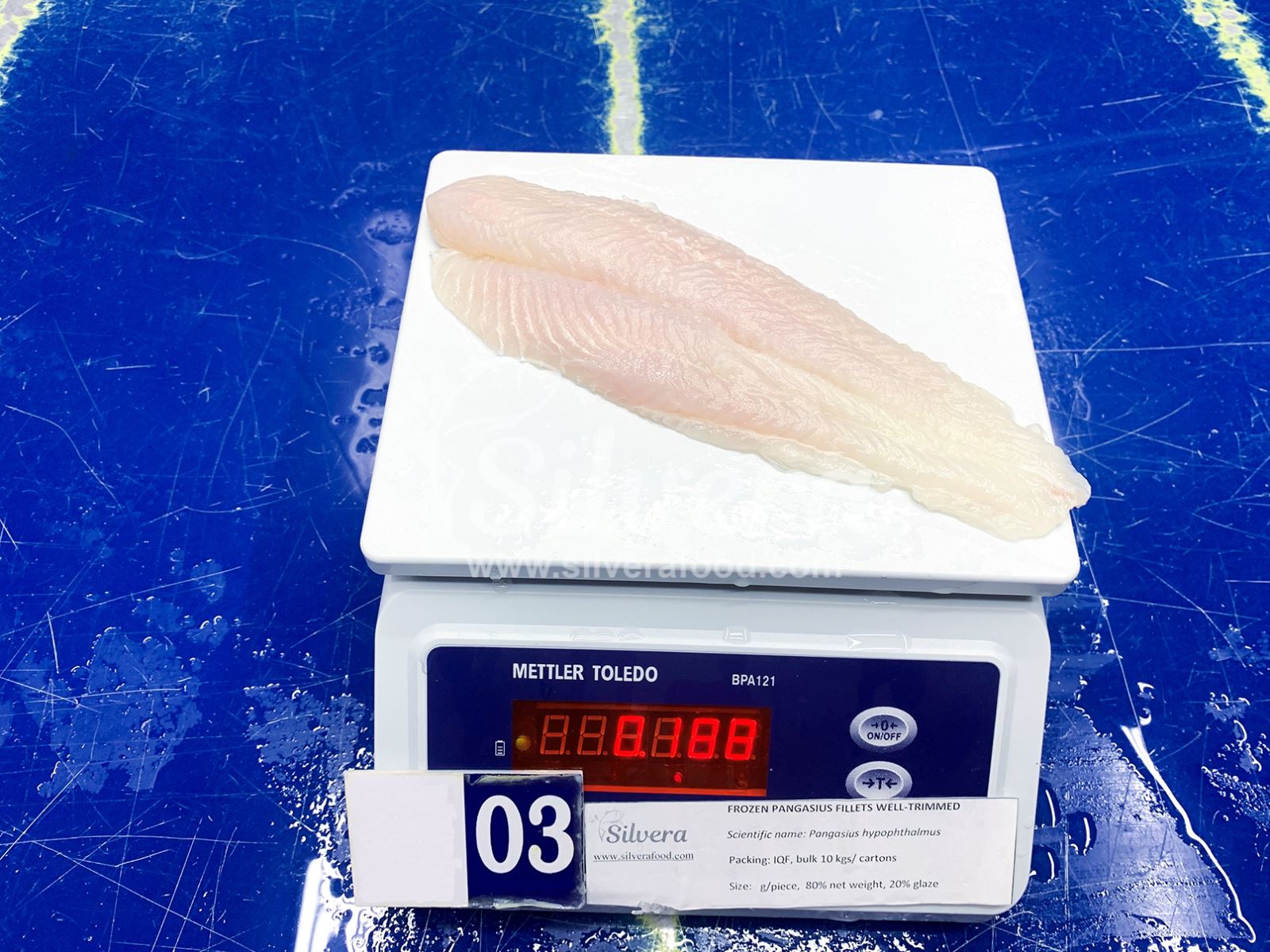 Weight per sutchi fillet