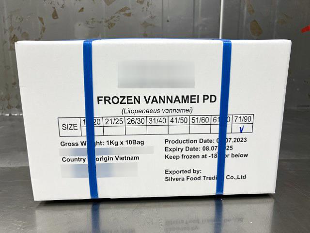 Vannamei raw PD 71-90