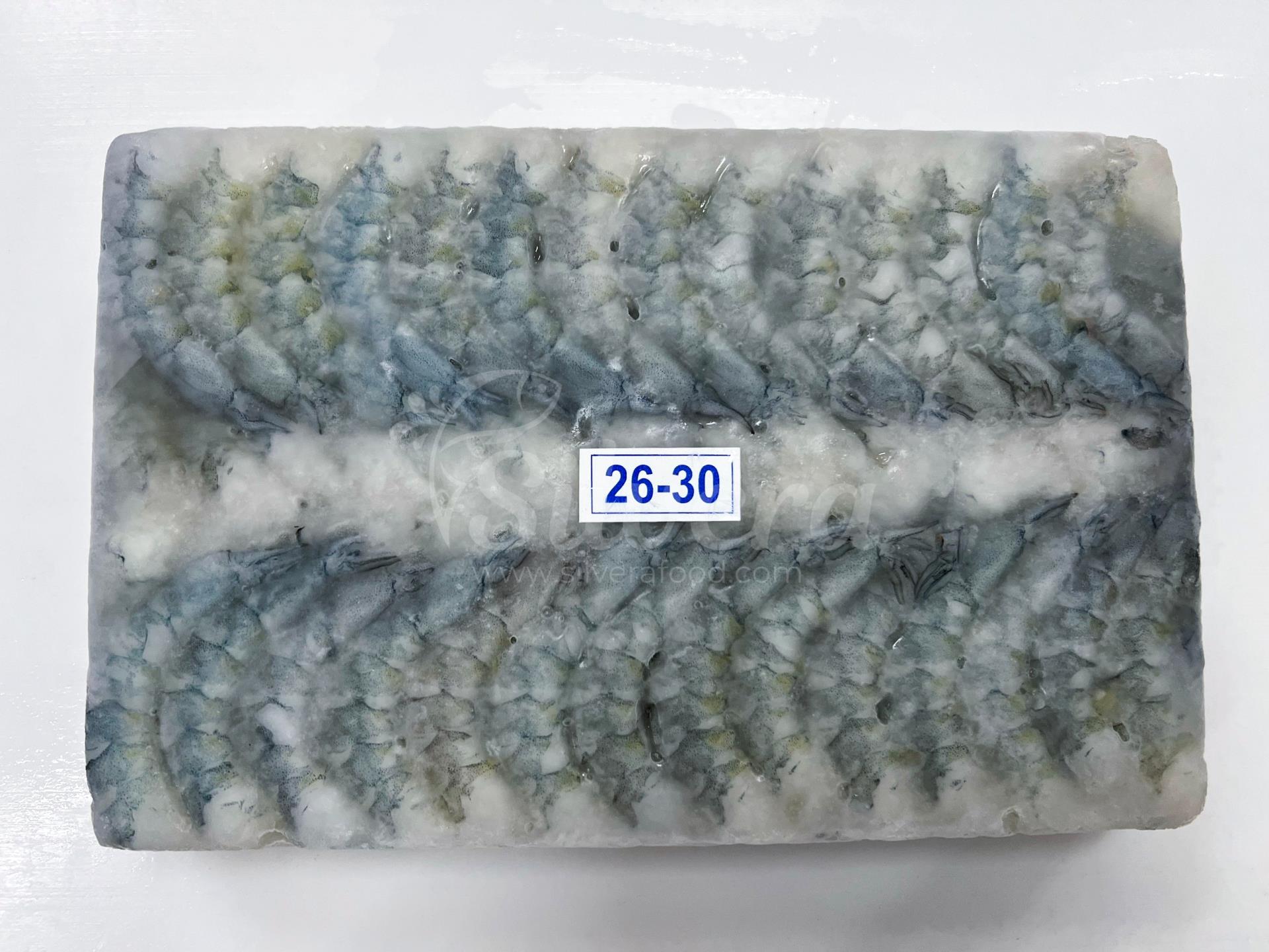 ASC vannamei shrimp meat in block