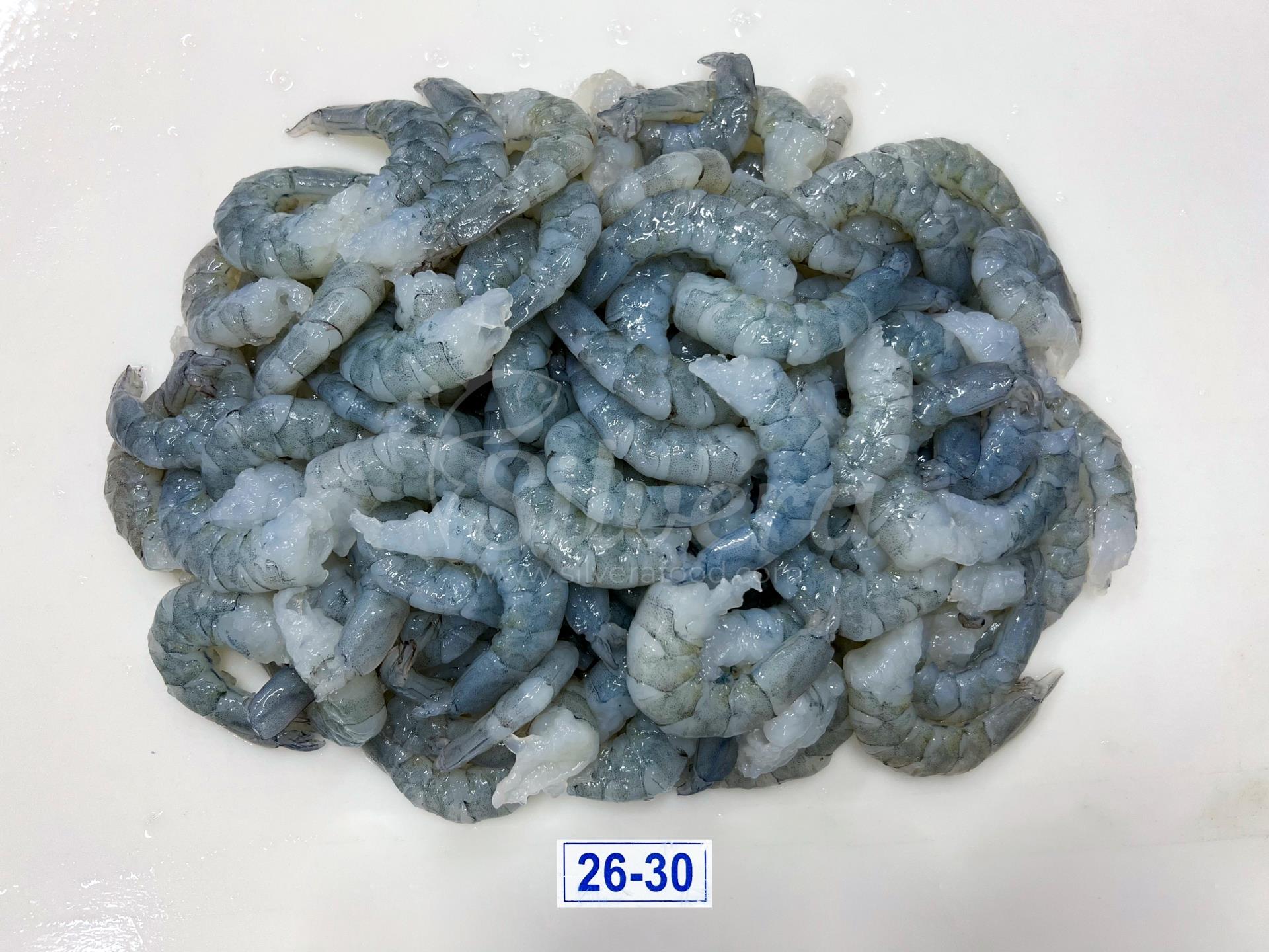 ASC vannamei shrimp meat defrosted