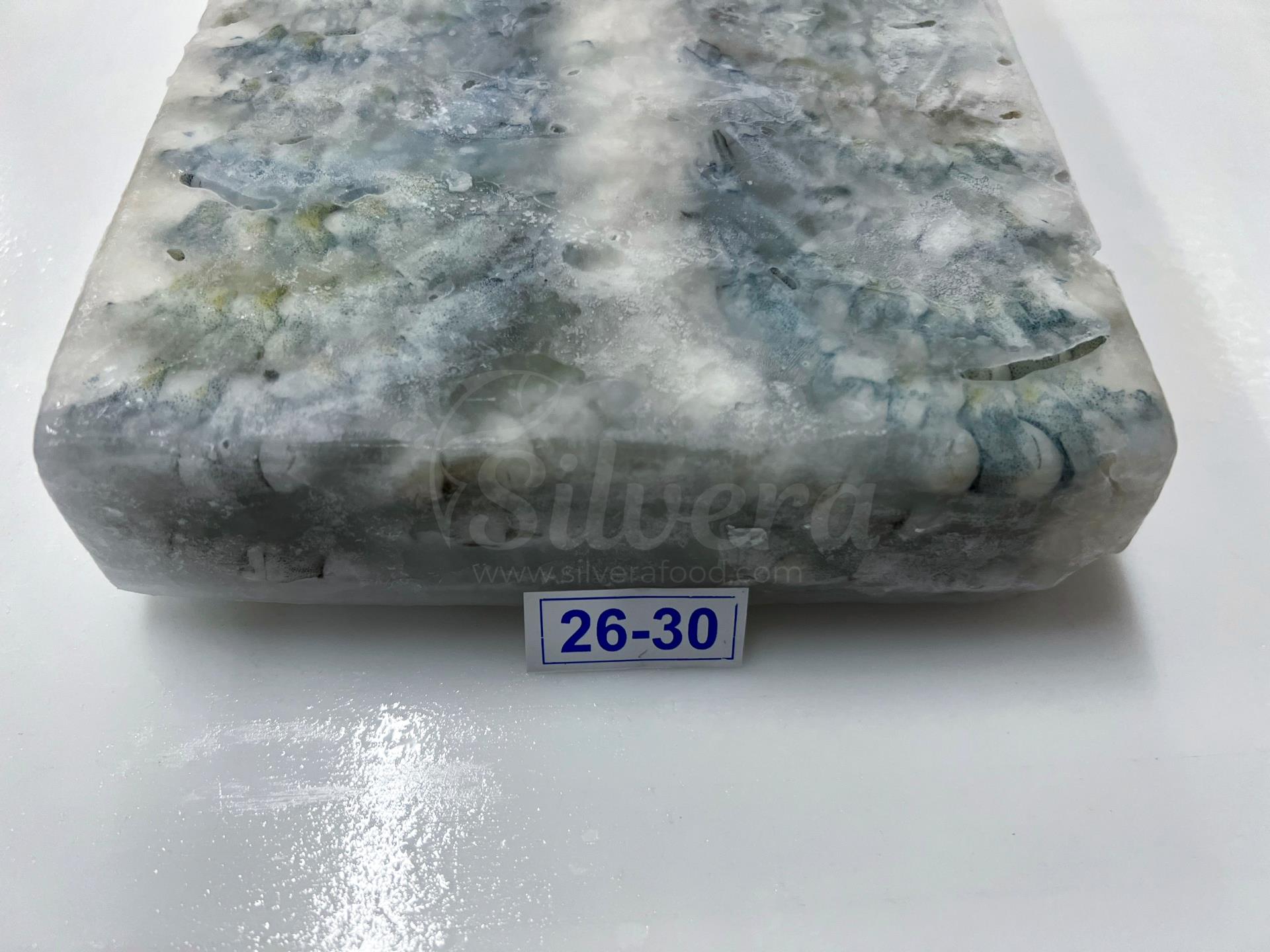 ASC vannamei shrimp meat in block