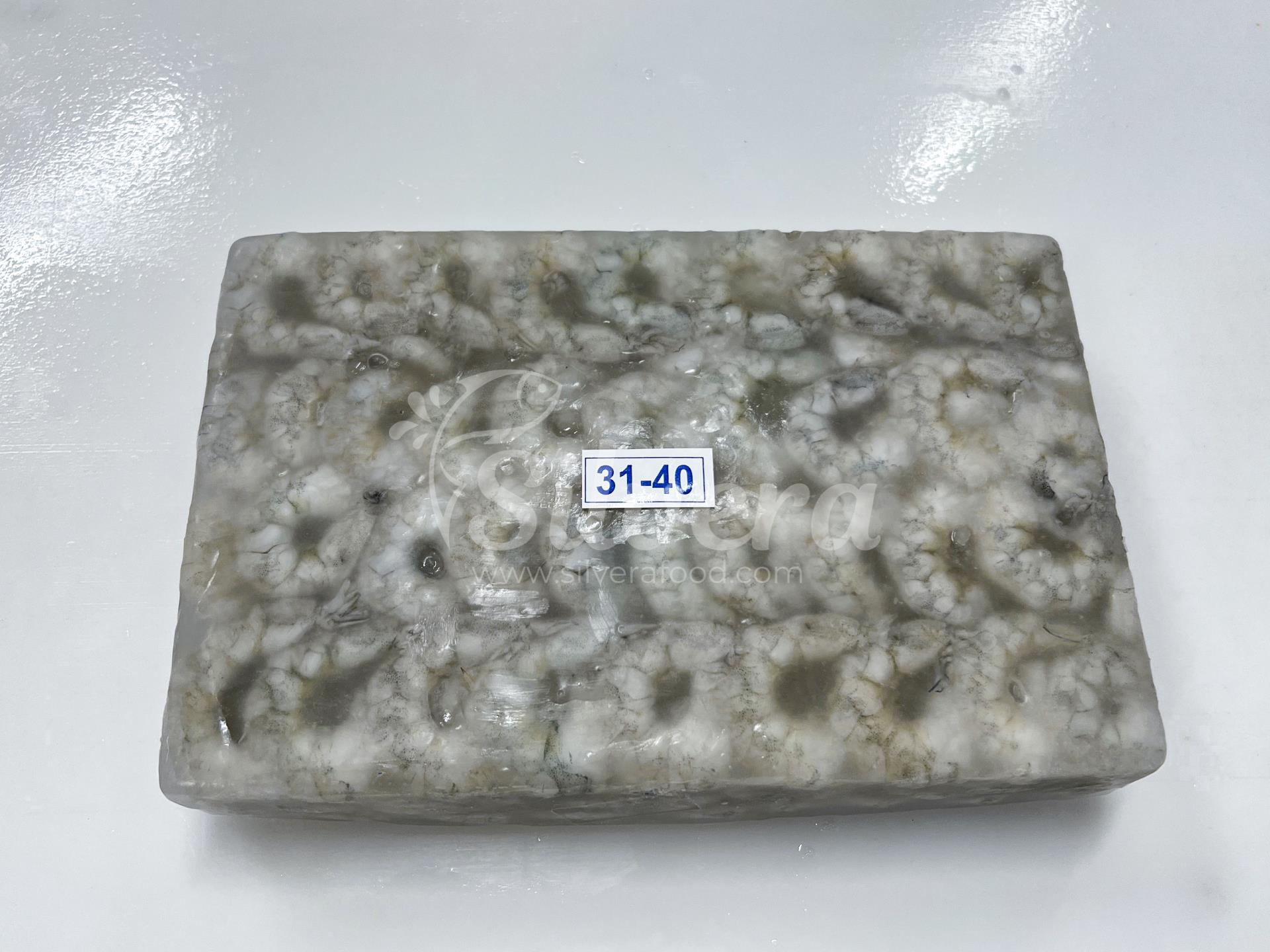 ASC vannamei shrimp meat in block