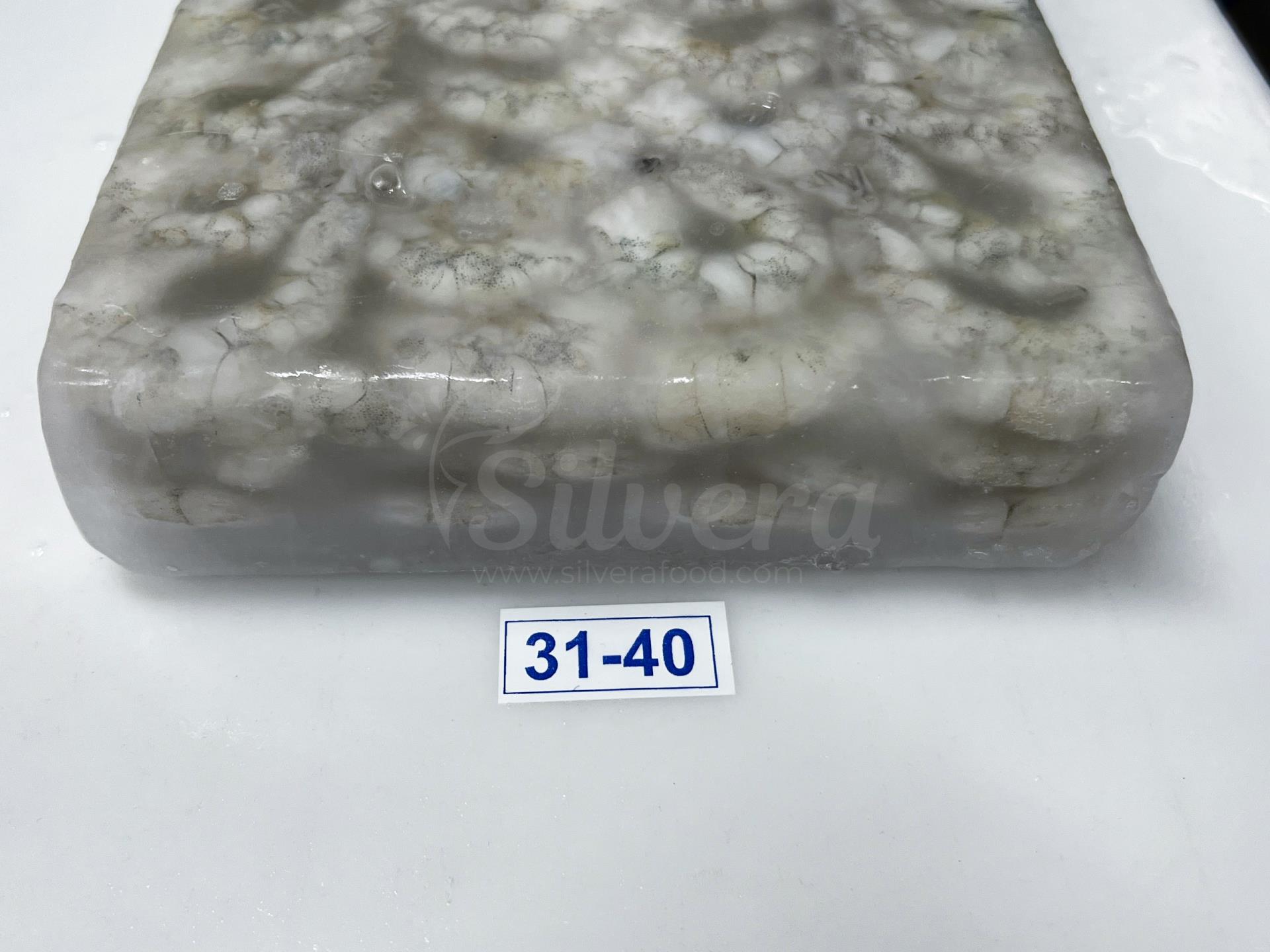 ASC vannamei shrimp meat in block