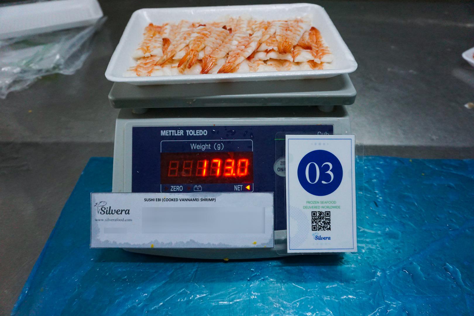 Sushi ebi net weight