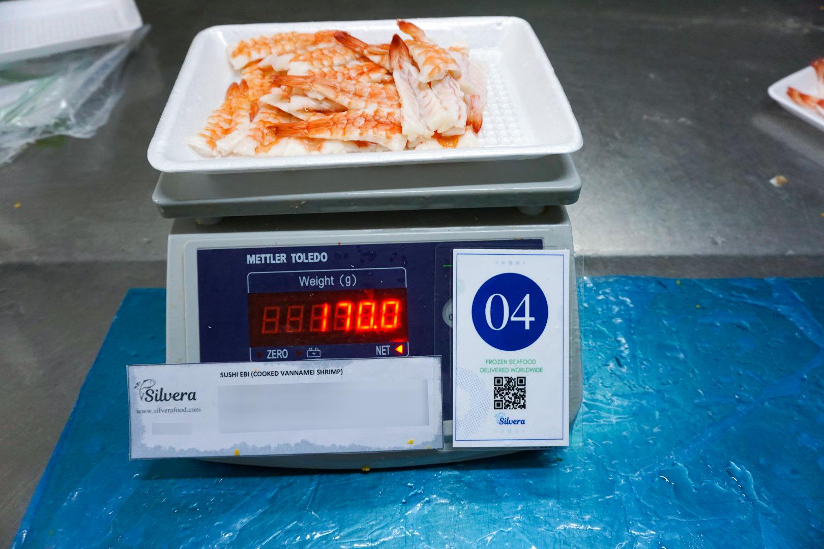 Sushi ebi net weight
