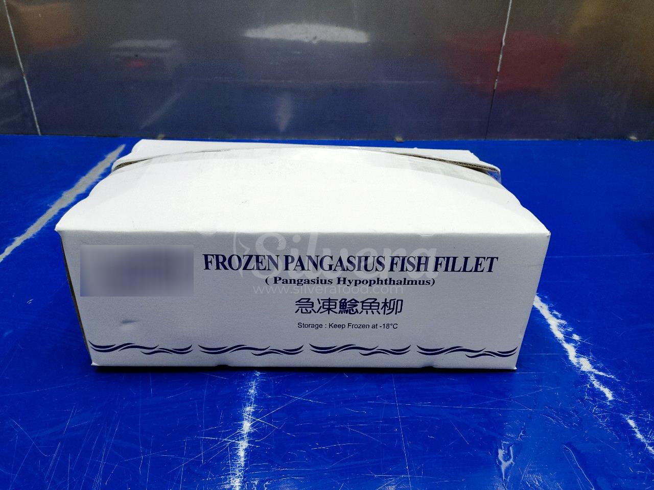 Outside master carton of pangasius fillets