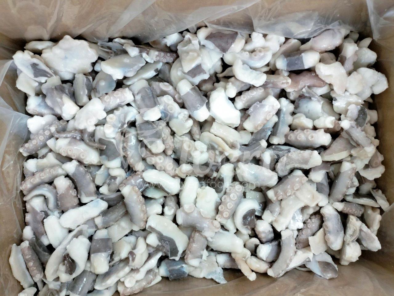 Master cartons of IQF cut poulp squid