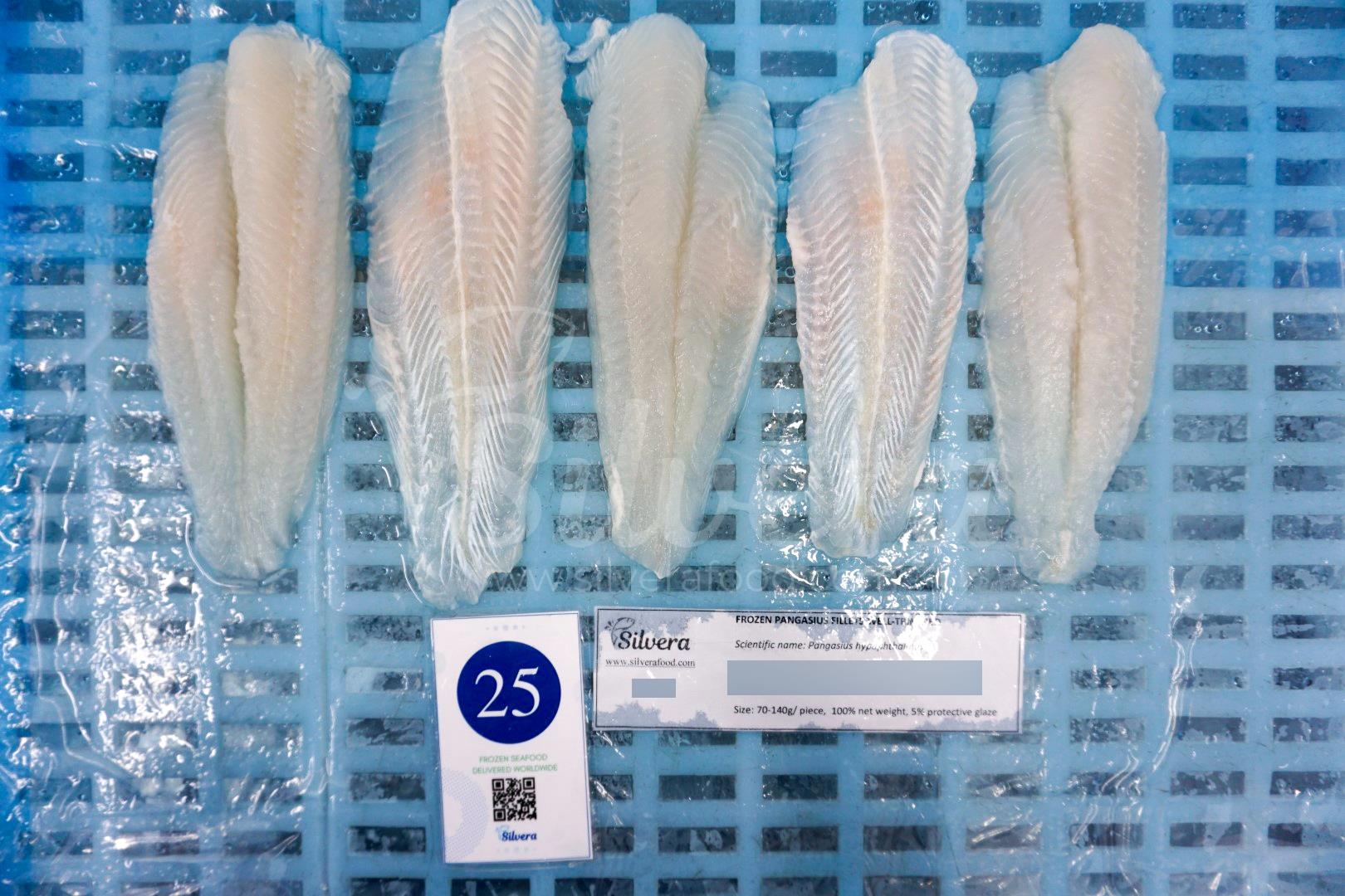 Defrosted ASC pangasius fillets