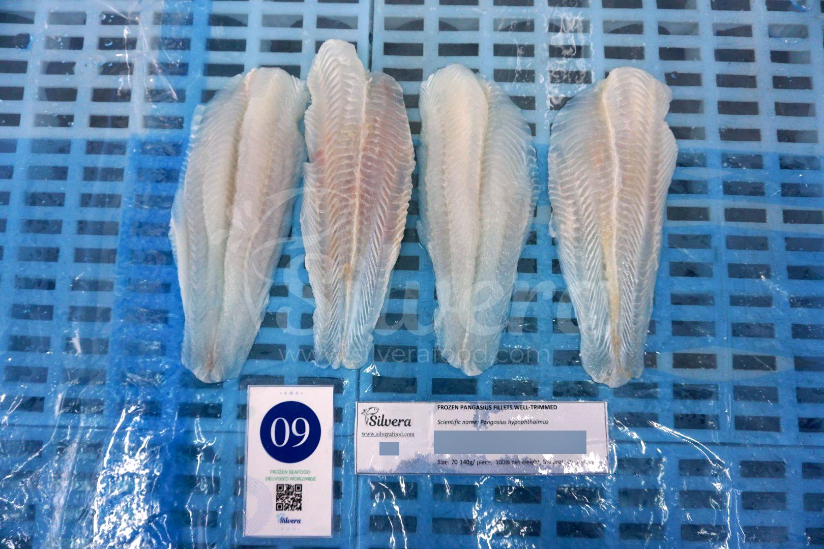 Defrosted ASC pangasius fillets