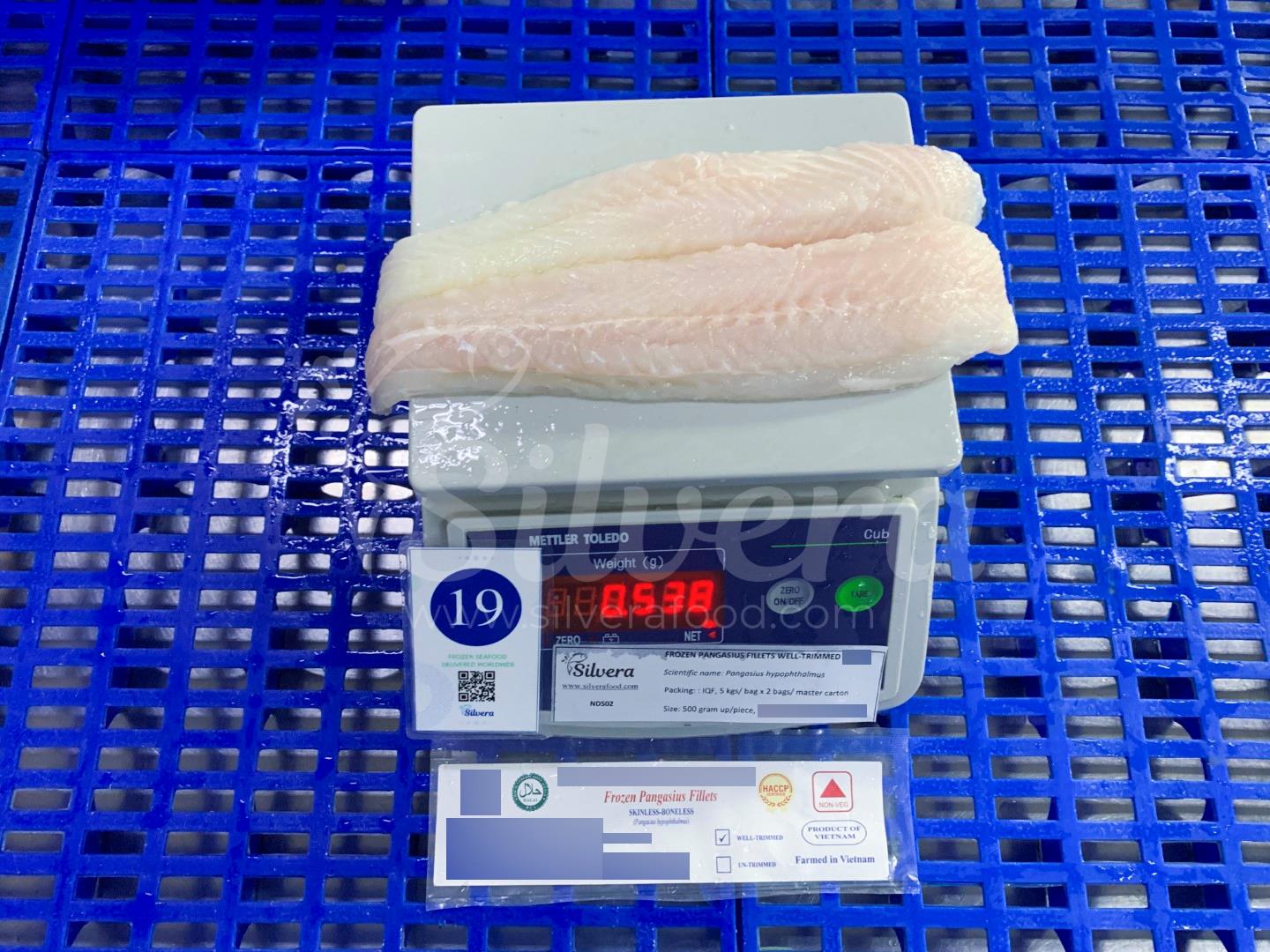 Pangasius fillet 500g up