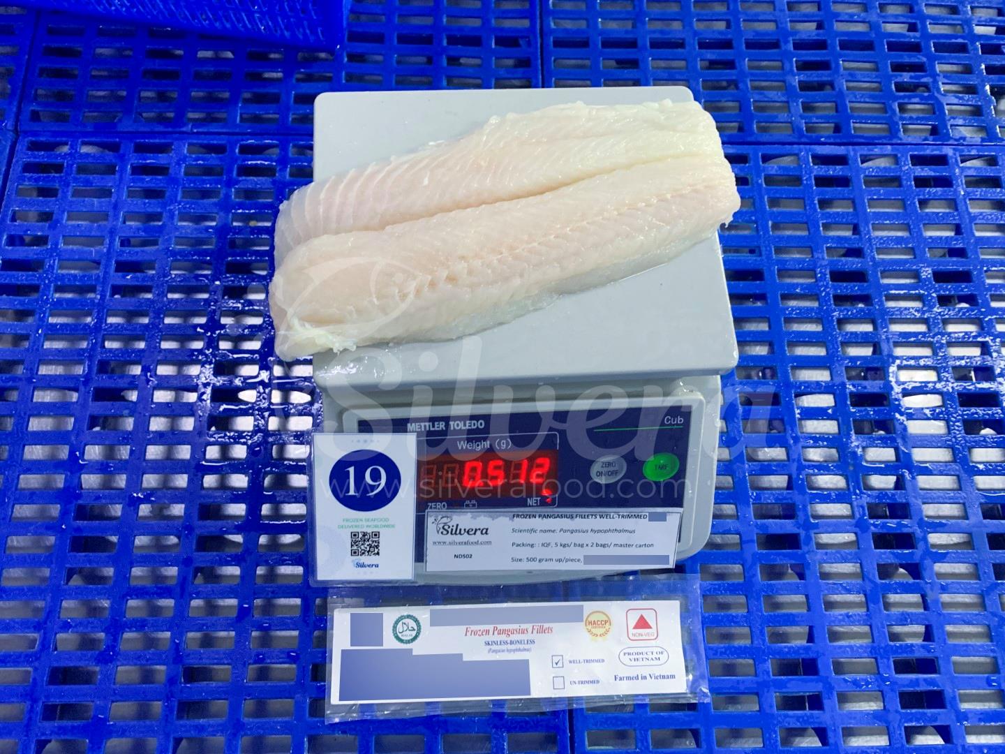 Pangasius fillet 500g up