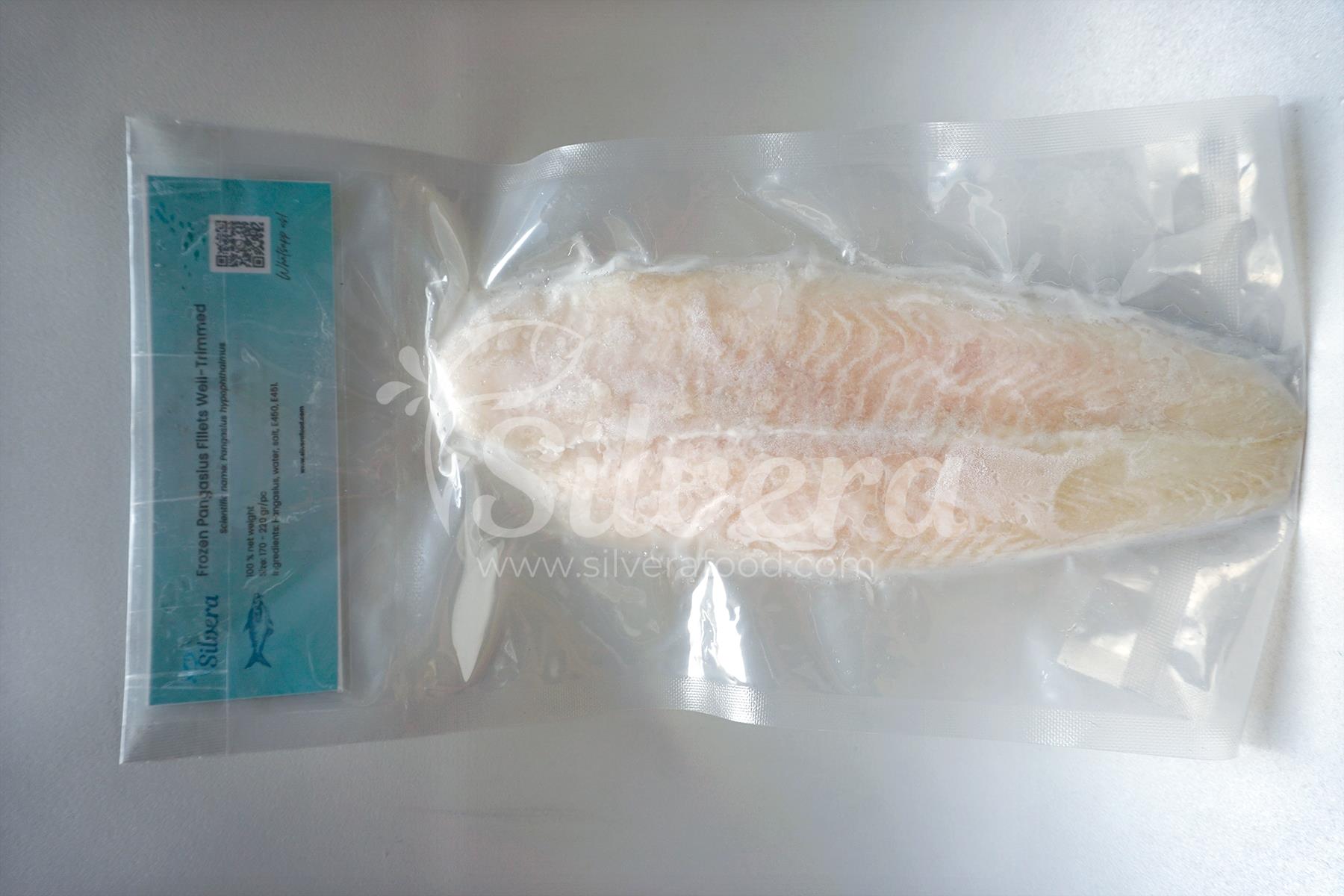 Pangasius well-trimmed fillets