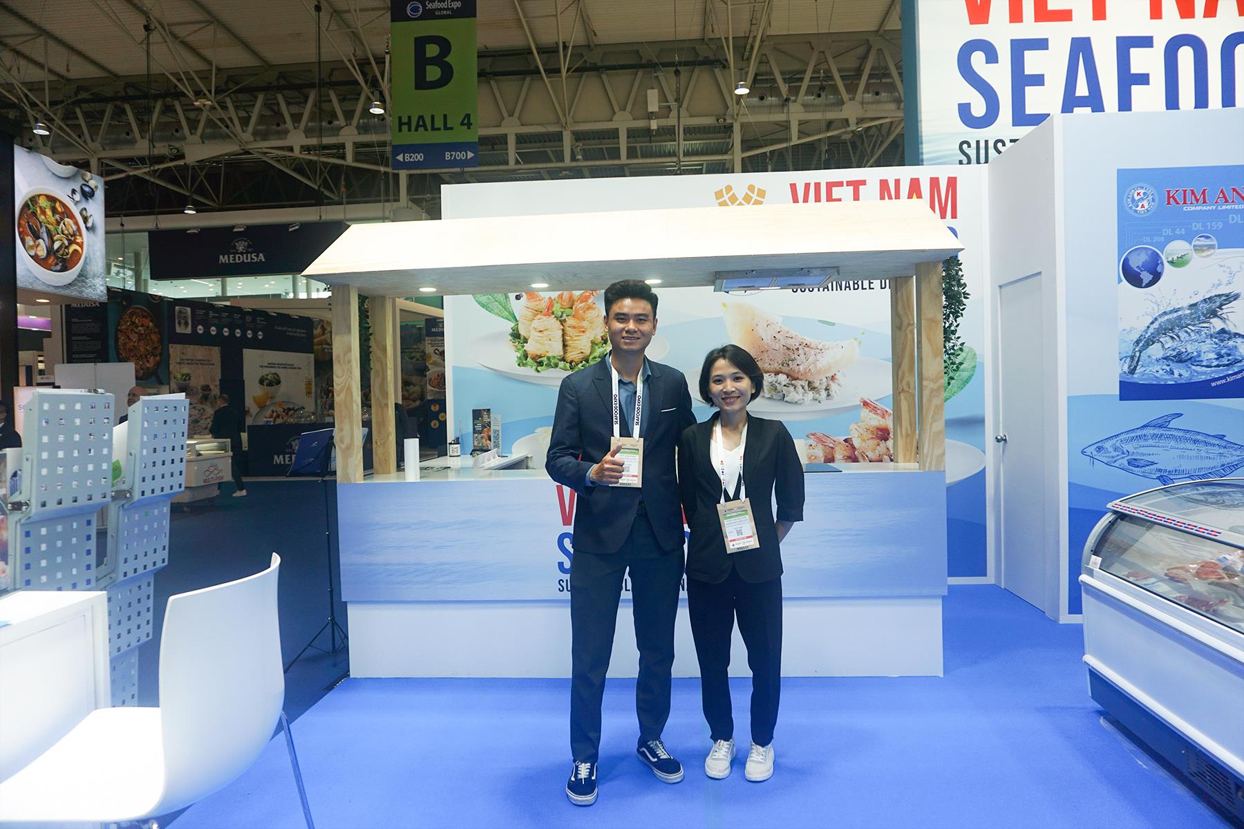 Two representatives of Silvera Food at SEG 2023