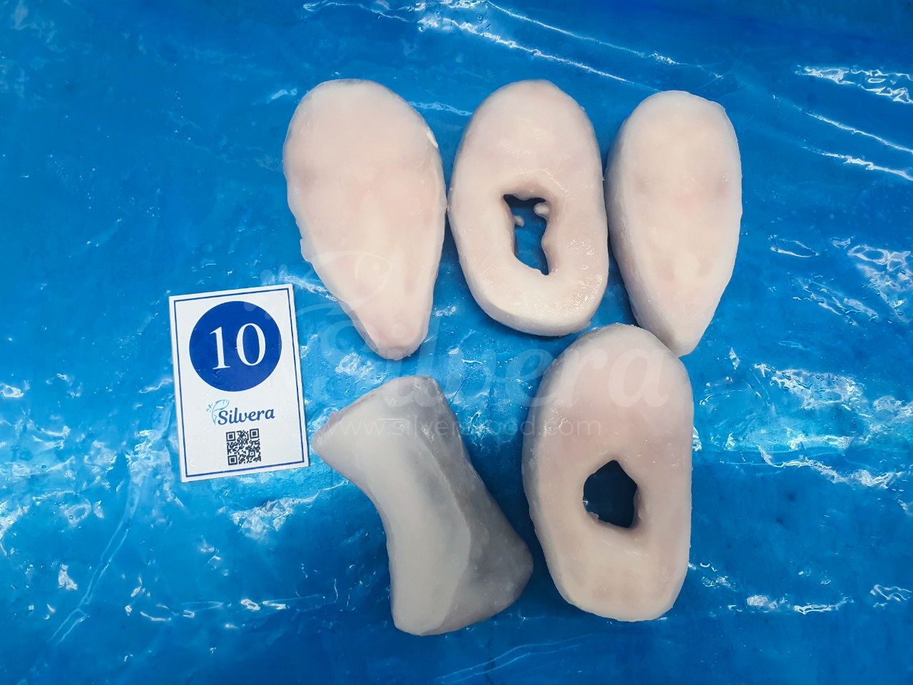 Frozen pangasius steaks