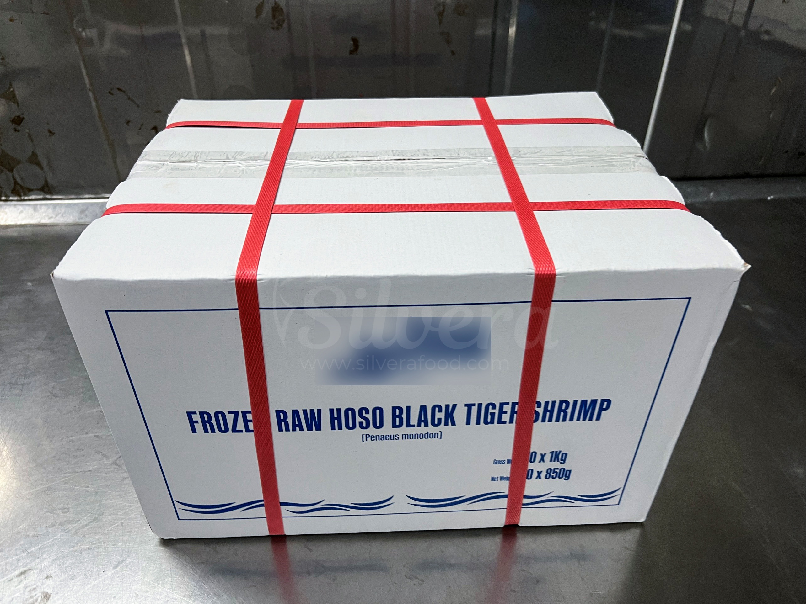 Black tiger shrimp carton