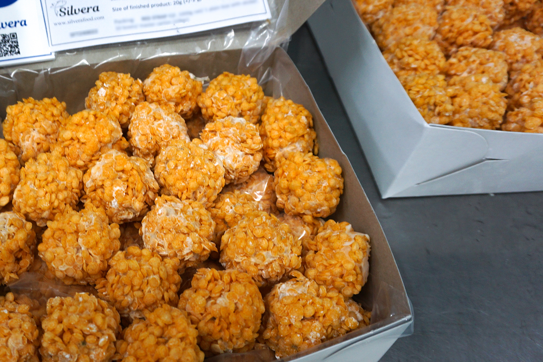 Bubble vannamei shrimp balls