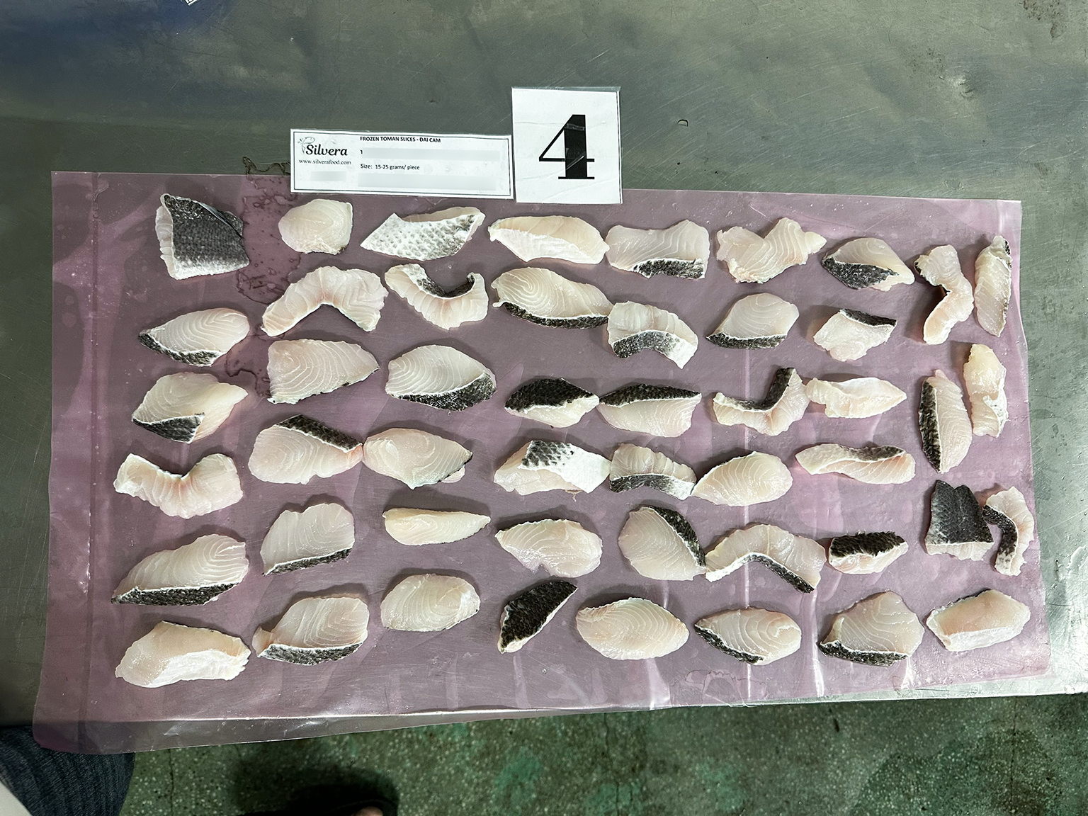 Snakehead fish fillets