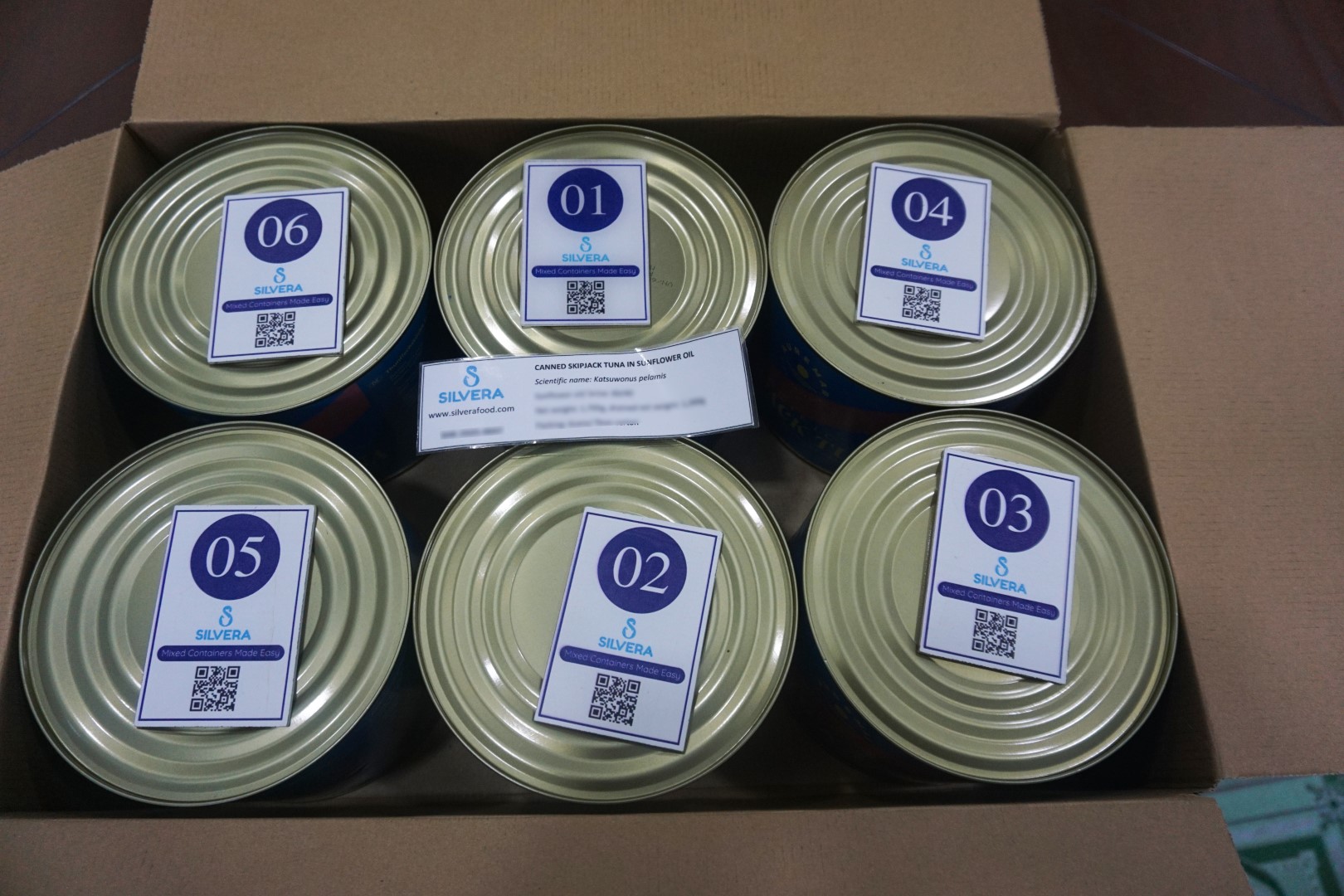 Skipjack tuna in sunflower oil