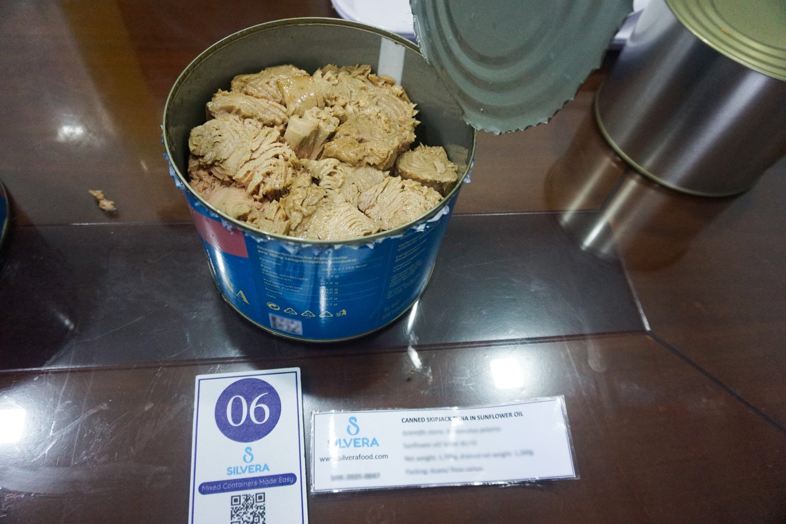 Skipjack tuna in sunflower oil