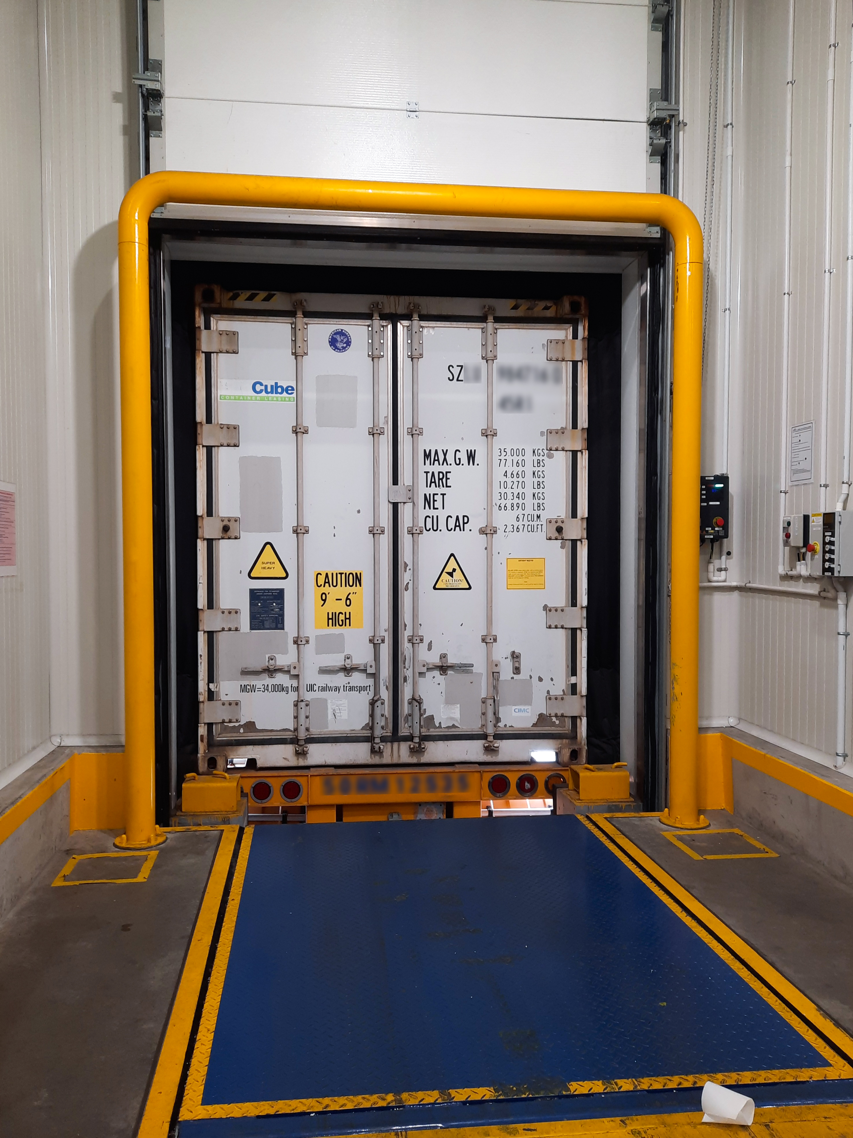 Loading goods into container in Vietnam