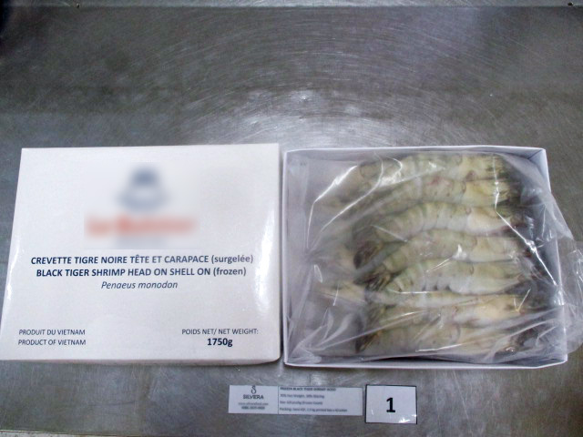 Black tiger shrimp - inner box