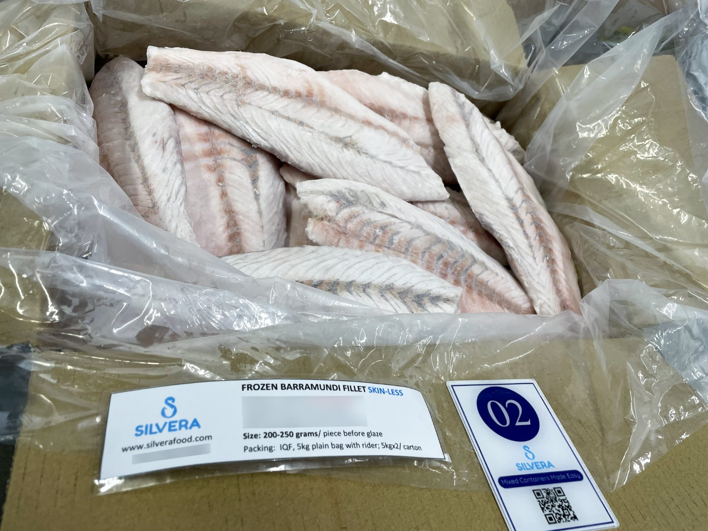 Barramundi fillets skinless