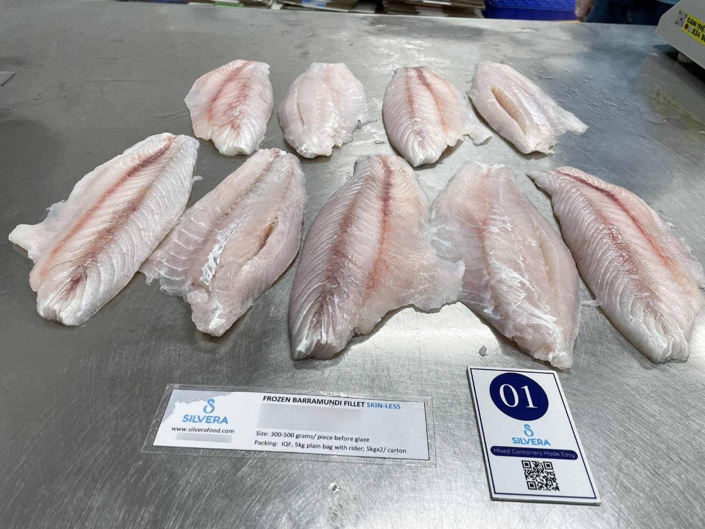 Barramundi fillets skinless