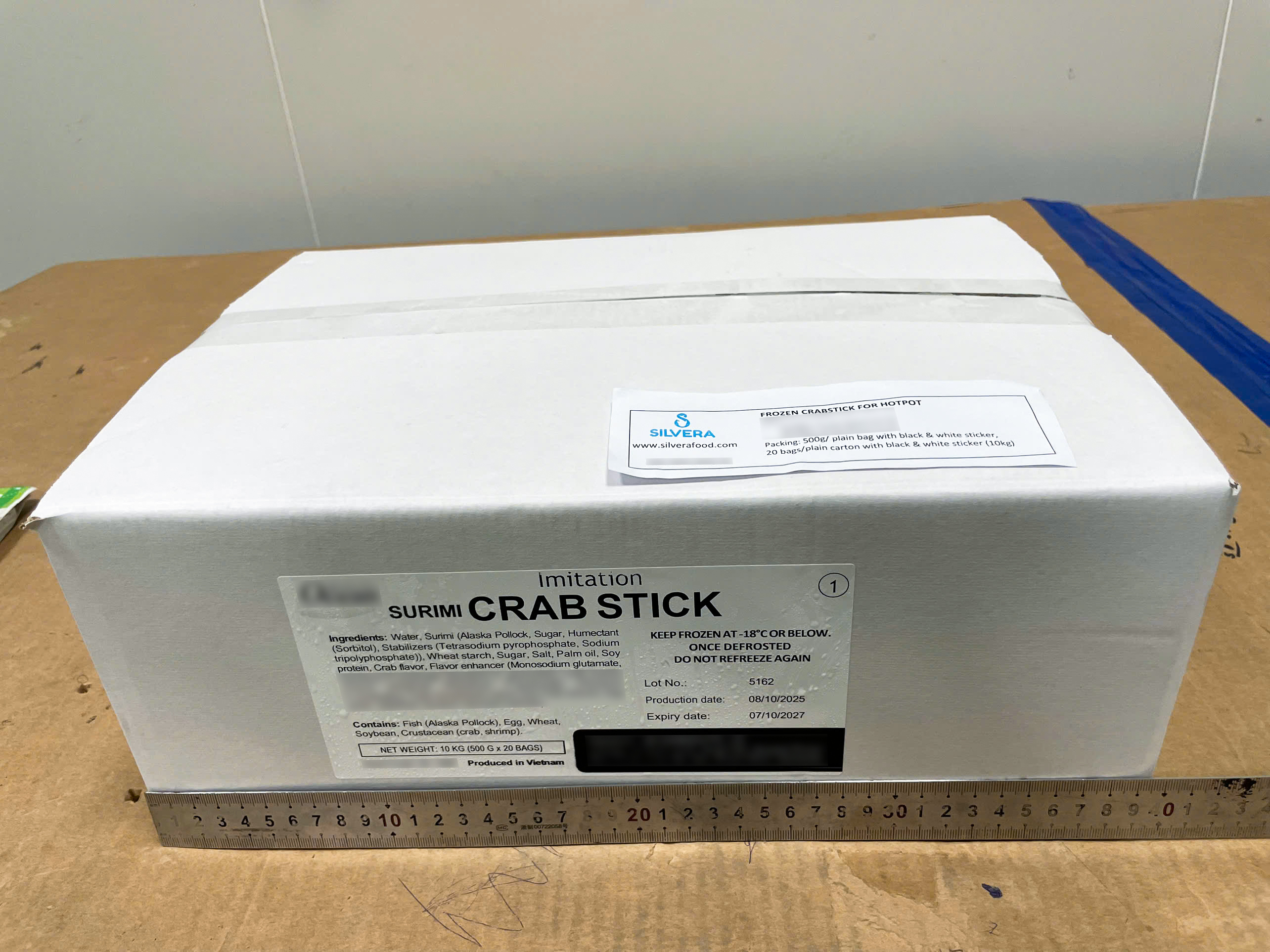 Frozen crabsticks - carton