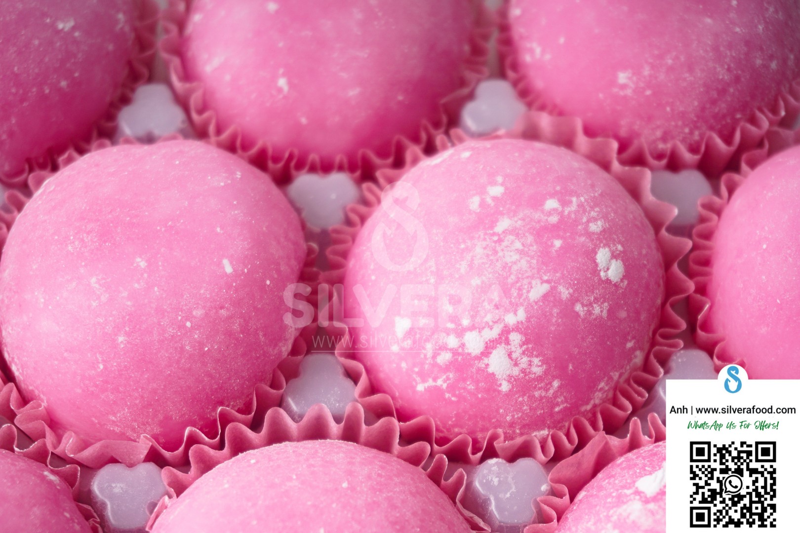Frozen mochi on tray - Vietnam origin