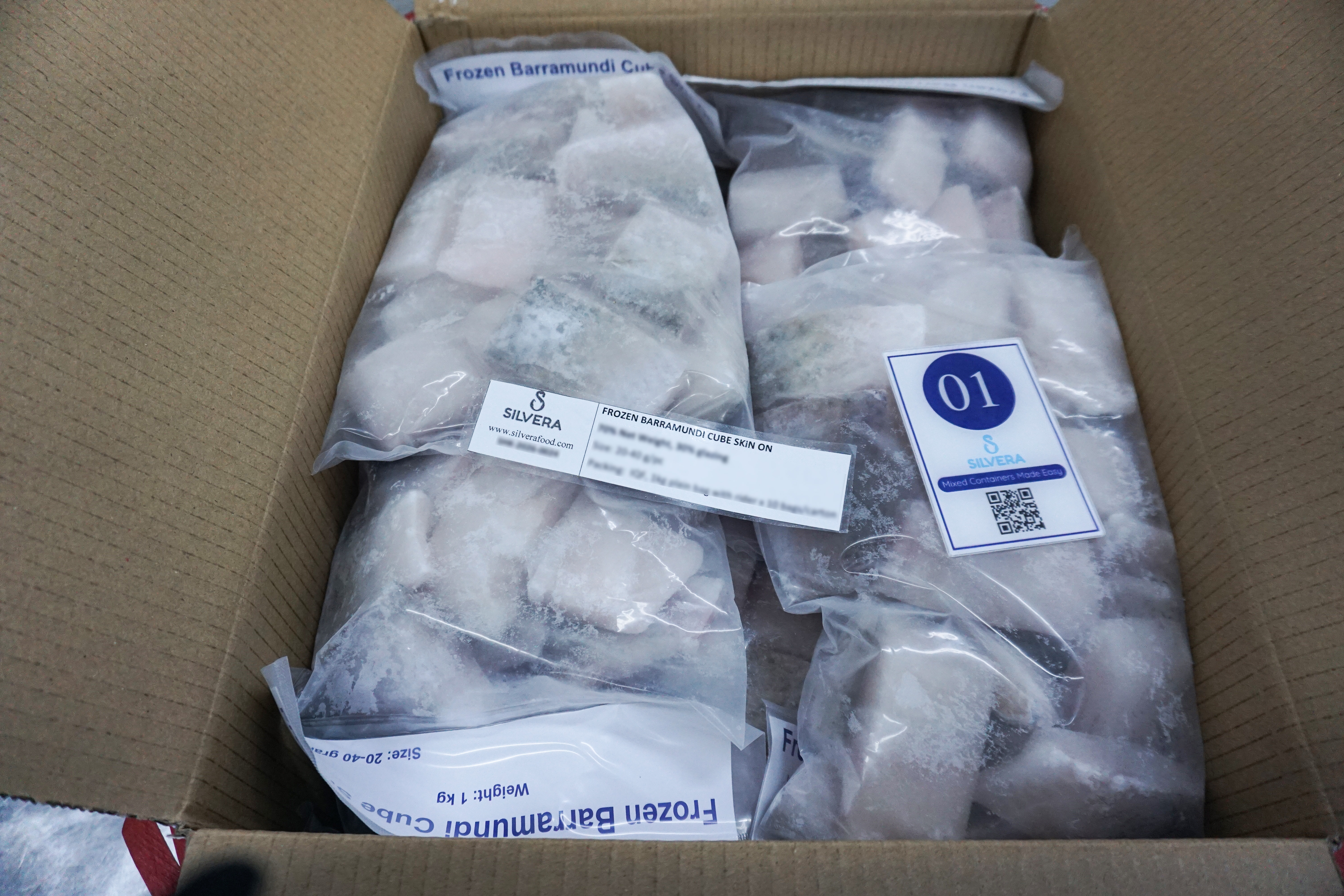 IQF barramundi cubes - Silvera Food Vietnam