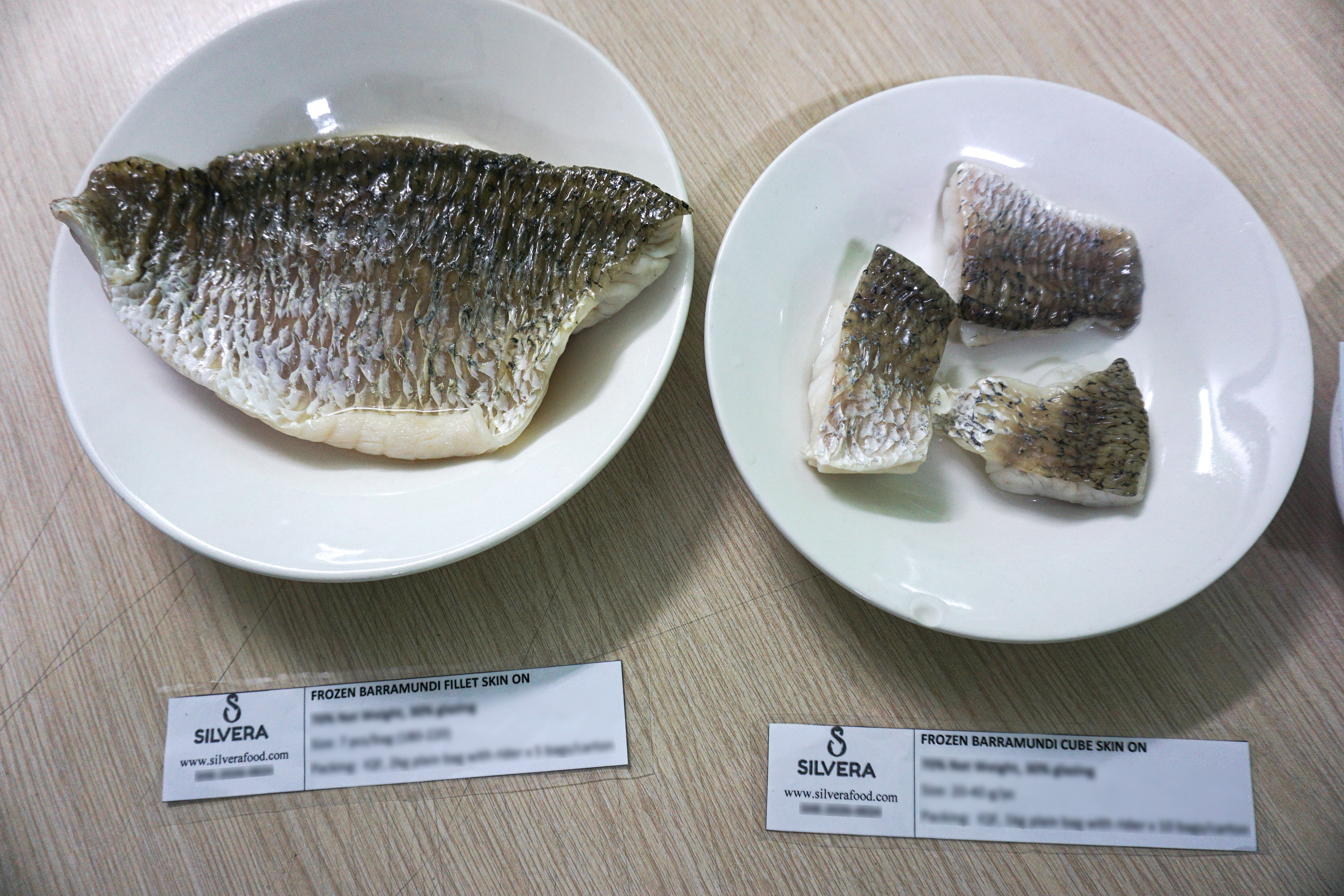 Steamed barramundi fillet & cubes - Silvera Food Vietnam
