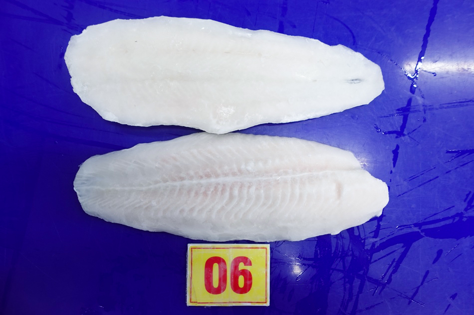 Frozen pangasius fillets