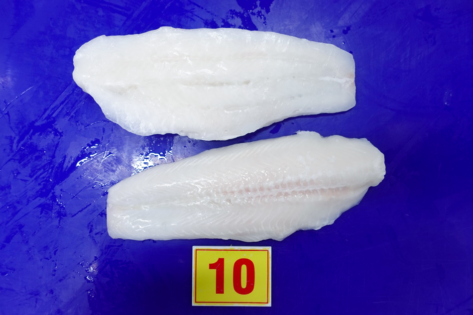 Frozen pangasius fillets