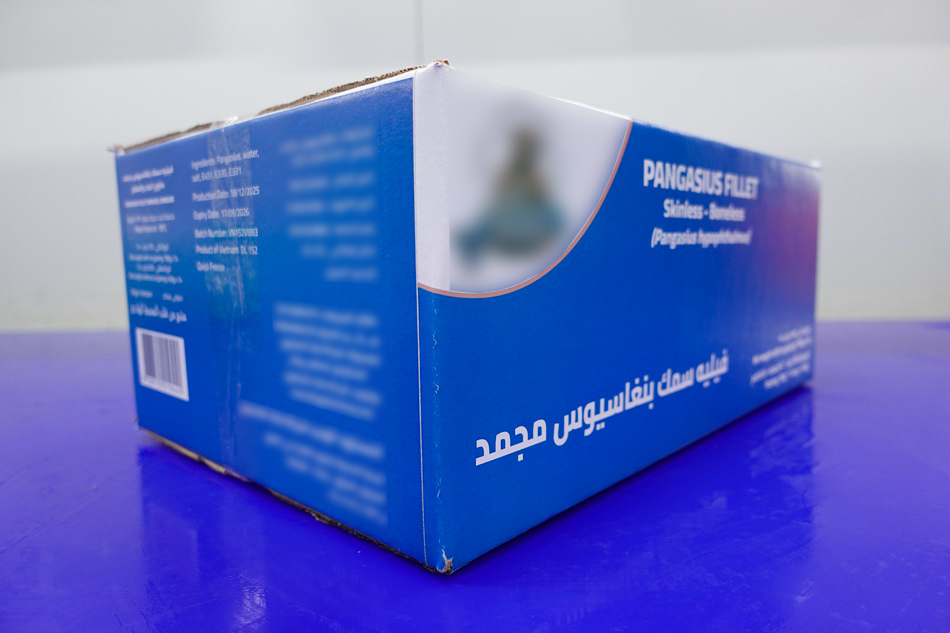 Pangasius fillet - carton