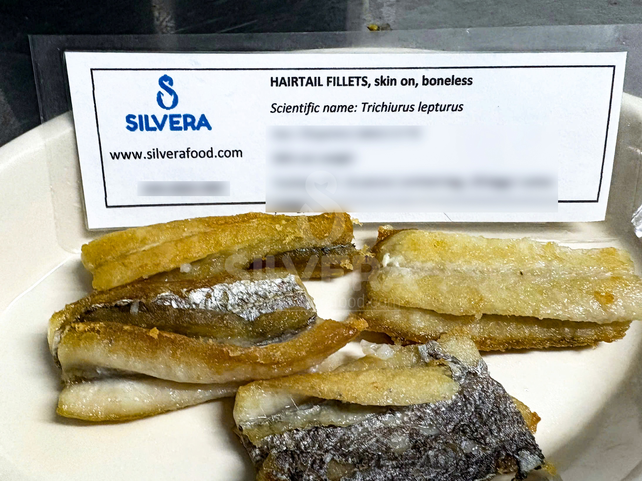 Fried ribbonfish fillets