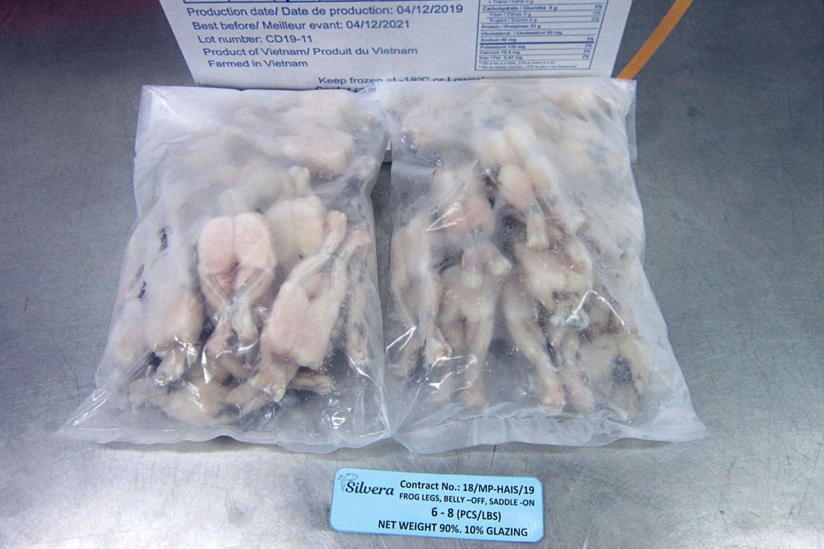 Silvera Food On The Go: Inspection On Frozen Frog Legs For The Canadian